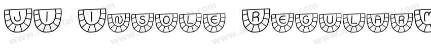 JI Insole RegularMacromedia Fontogr字体转换